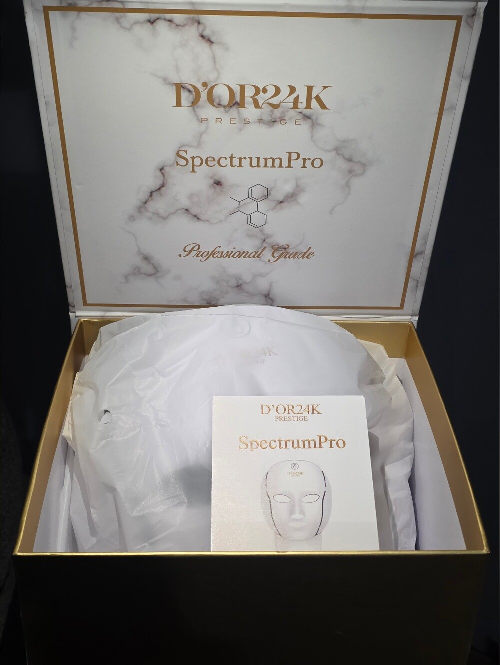 🔥NEW D’OR24K Prestige SpectrumPro Face & Neck LED Mask Treatment BNIB🔥 - Picture 6 of 14